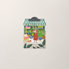 Flower Shop Birthday Paper Cut Note Card