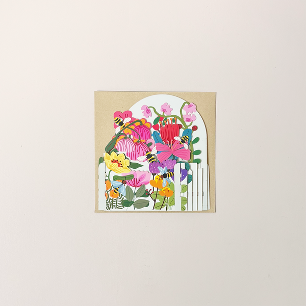 Flowers Pop Up Note Card