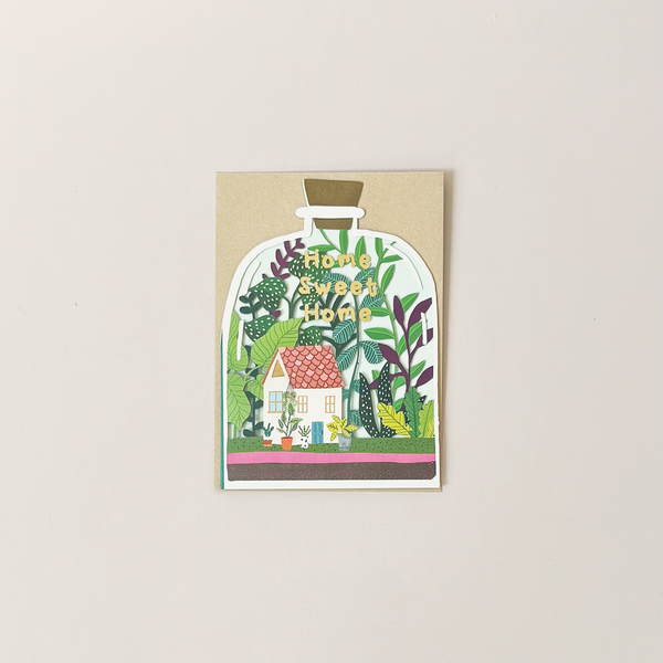 Home Sweet Home Paper Cut Note Card