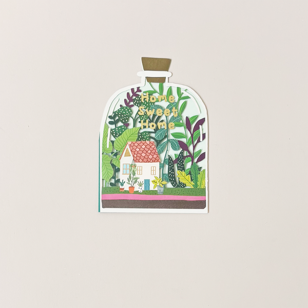 Home Sweet Home Paper Cut Note Card