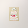 Swans Wedding Cake Paper Cut Note Card