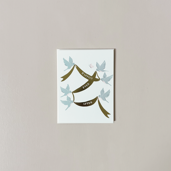 Happily Ever After Birds Note Card