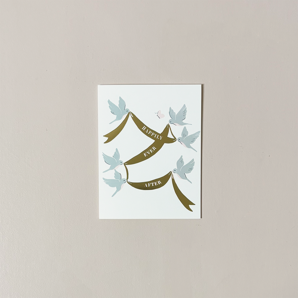 Happily Ever After Birds Note Card