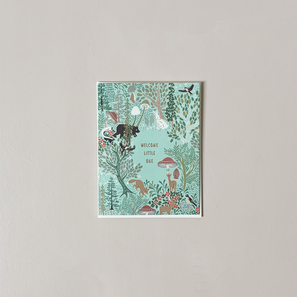 Woodland Baby Note Card