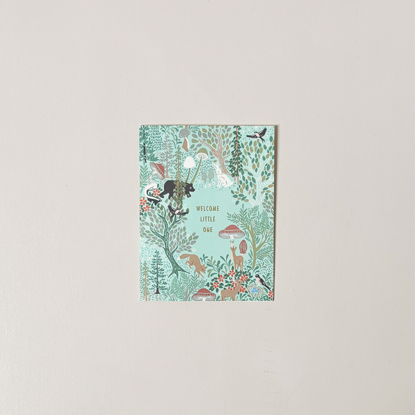 Woodland Baby Note Card