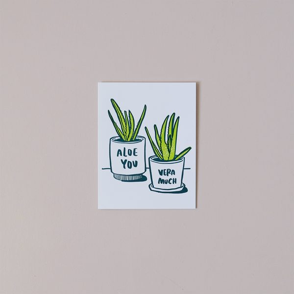 Aloe You Note Card