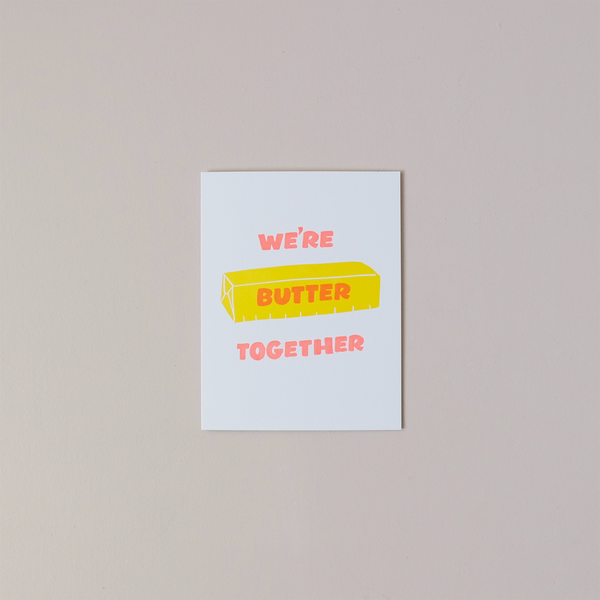 Butter Together Note Card