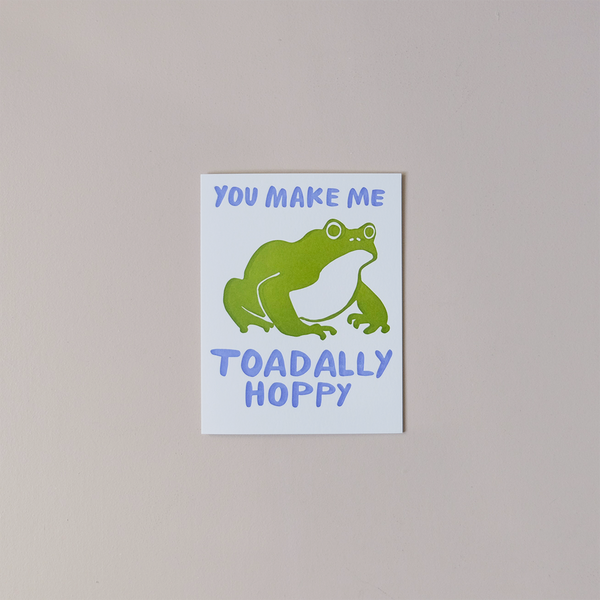 Toadally Hoppy Note Card