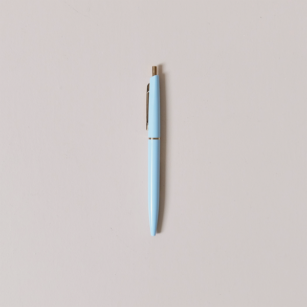 Ballpoint Click Pen Aqua Blue