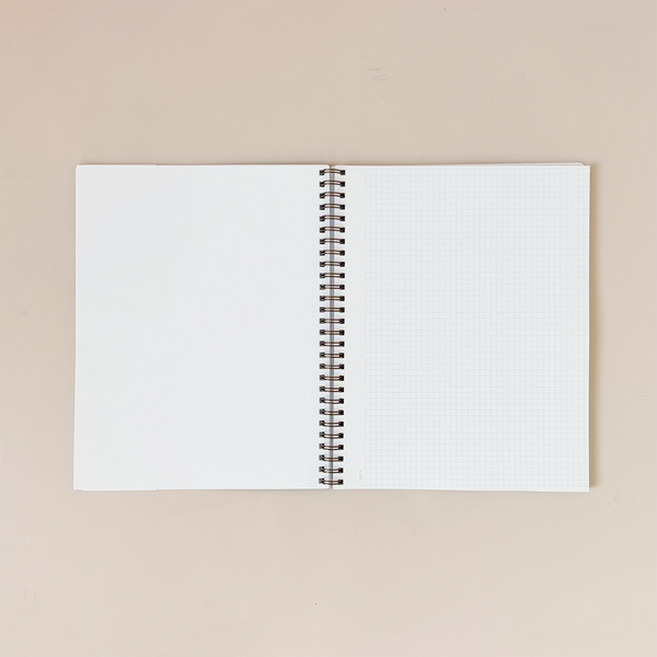 Chambray Blue Notebook Grid