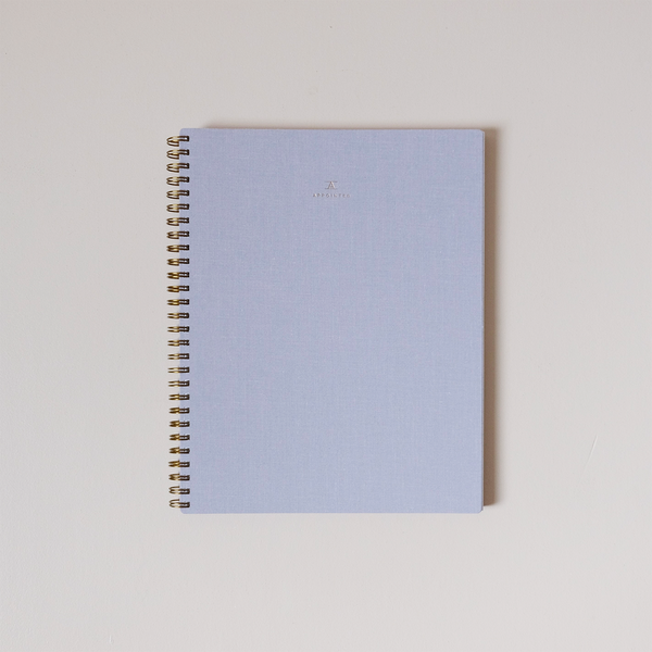 Lavender Gray Notebook Lined