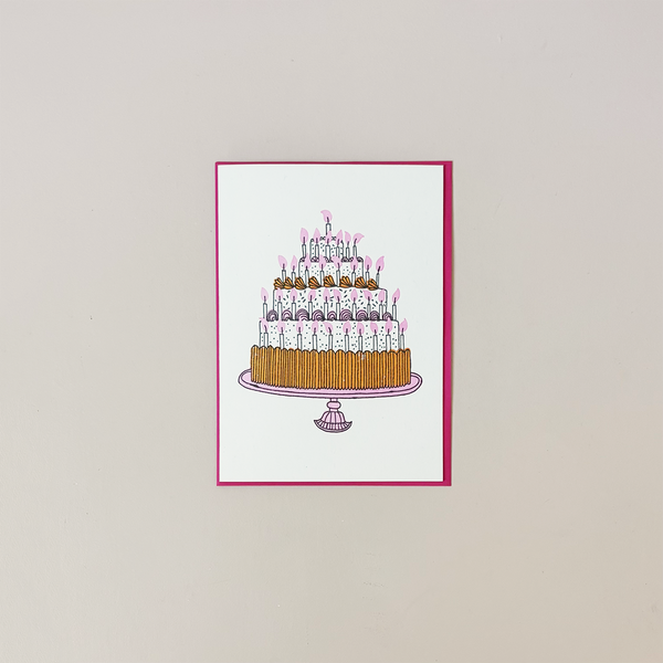 The Birthday Cake Note Card