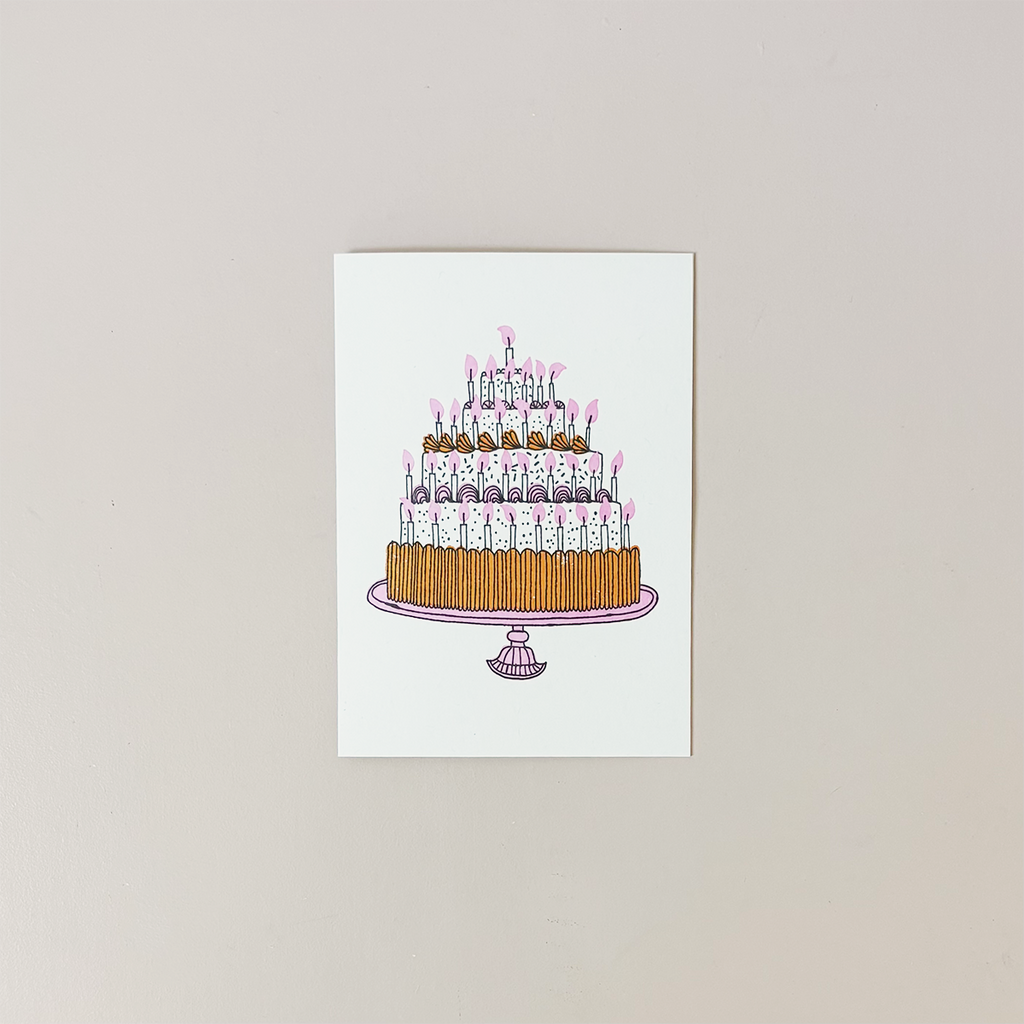 The Birthday Cake Note Card