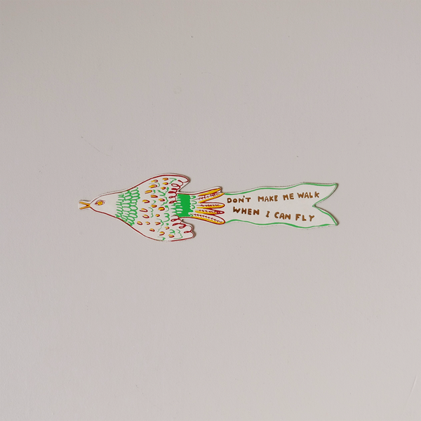 Bird Leather Bookmark