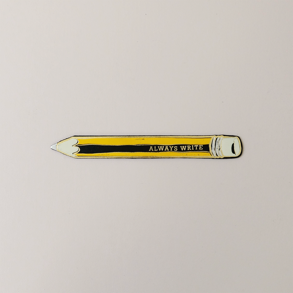 Pencil Leather Bookmark