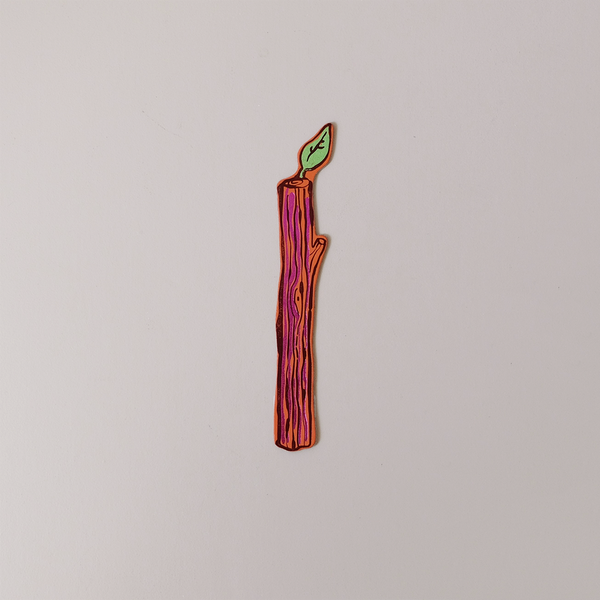 Stick Leather Bookmark