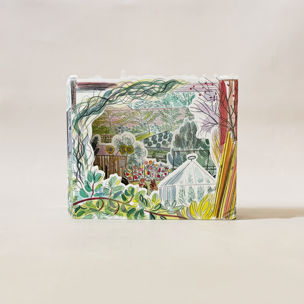 Chickens Allotment Pop Up Note Card