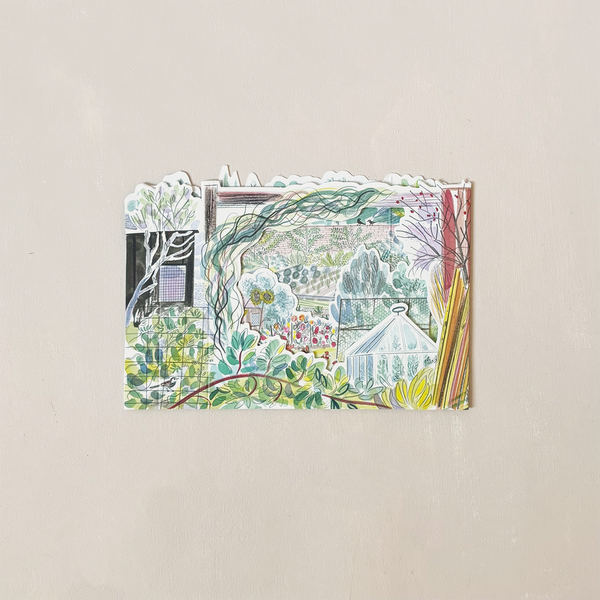 Chickens Allotment Pop Up Note Card