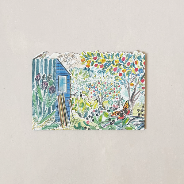 Orchard Allotment Pop Up Note Card