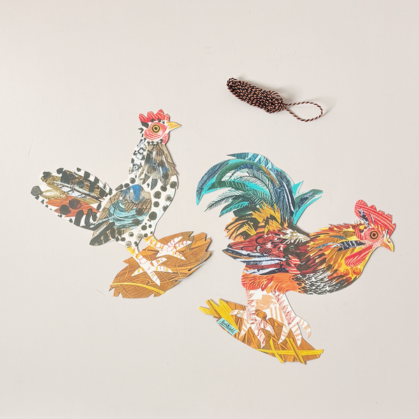 Bantam Chicken Garland