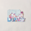 Dahlia & Zebra Pop Up Note Card