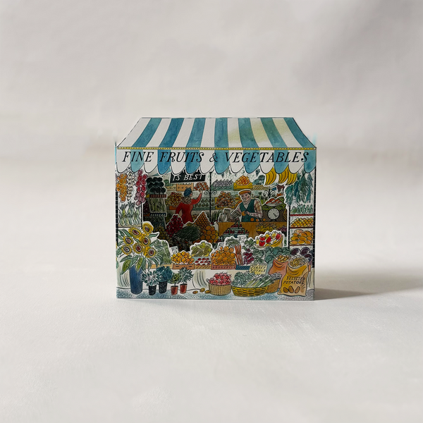 Fruit & Veggie Shop Pop Up Note Card