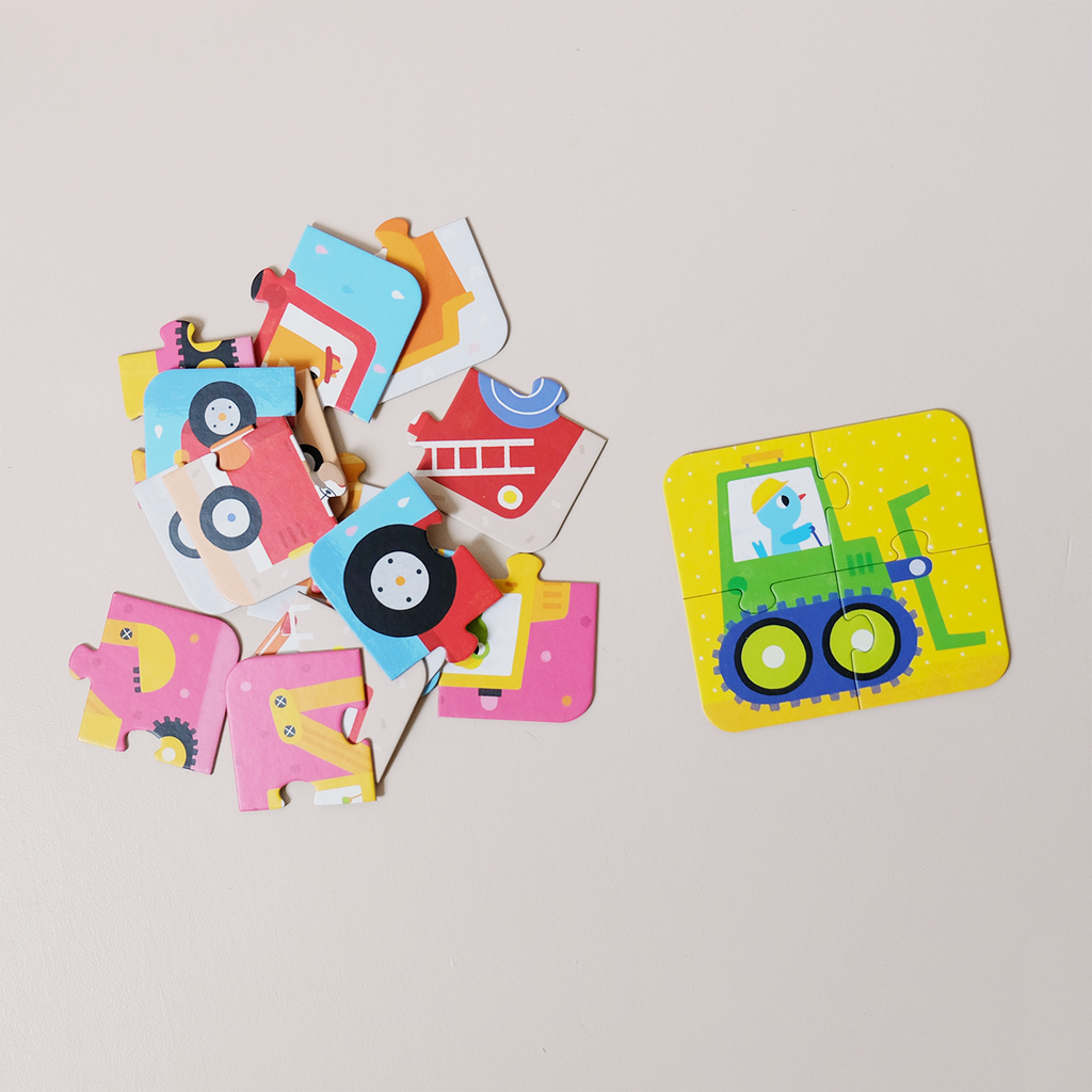 Vehicles On-the-Go Puzzle