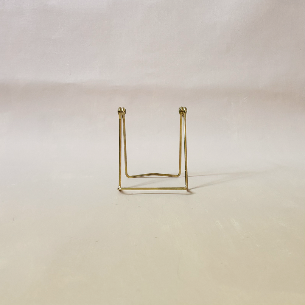 Gold Folding Easel Stand Medium