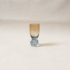 Venice Shot Glass Amber & Blue