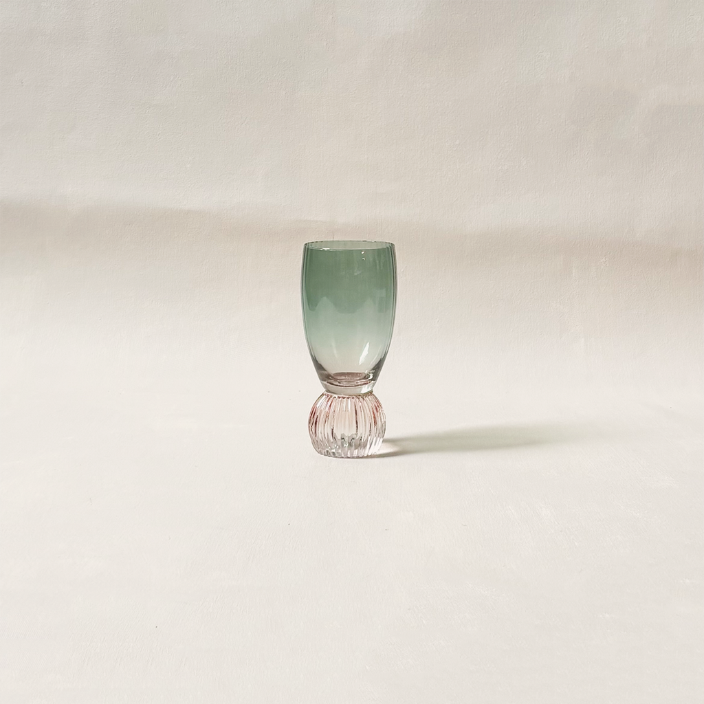 Venice Shot Glass Green & Lavender