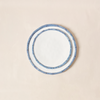 Vida Bamboo Salad Plate Blue & White