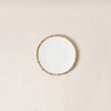 Vida Bamboo Salad Plate Natural & White