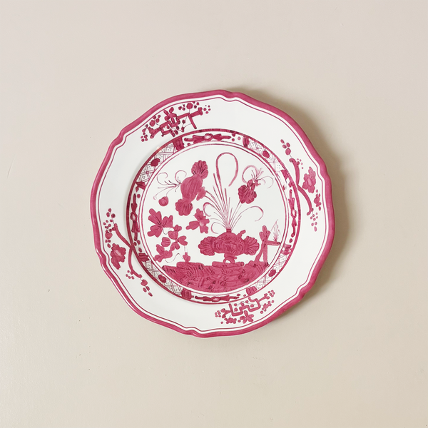 Vida Faenza Salad Plate Pink & White