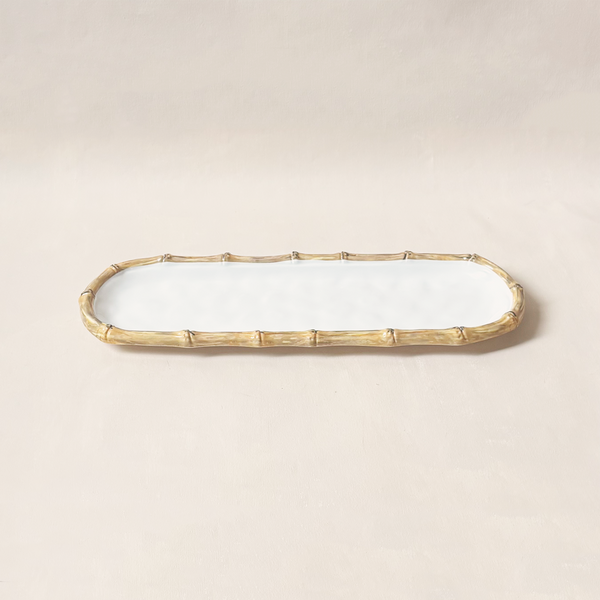 Vida Natural & White Bamboo Baguette Platter