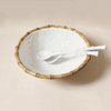 Vida Natural & White Bamboo Salad Bowl
