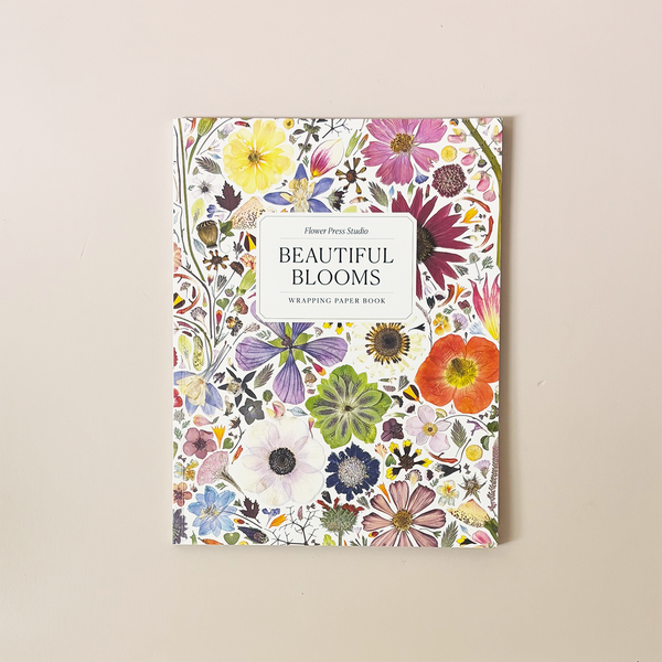 Beautiful Blooms Wrapping Paper Book