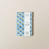 Hand Stitched Notebook Blue Booti Small