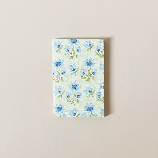 Hand Stitched Notebook Cornflower Small