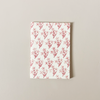 Hand Stitched Notebook Pink Flower Medium