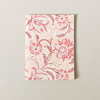 Hand Stitched Notebook Pink Paisley Large