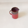 Pink & Brown Stoneware Pitcher