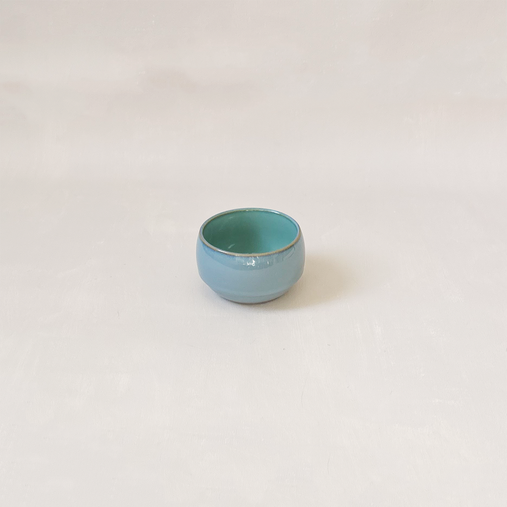 Reactive Glaze Stoneware Bowl Blue