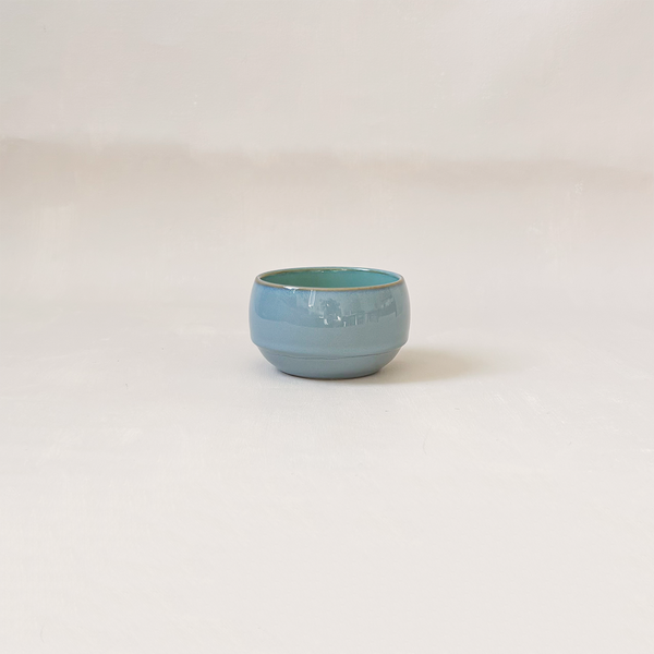 Reactive Glaze Stoneware Bowl Blue