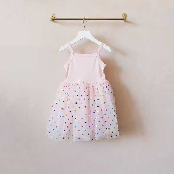 Pink Spot Tutu Dress