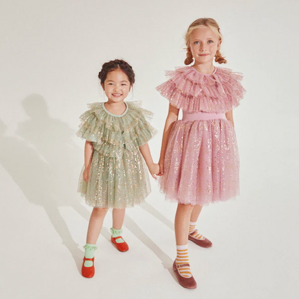 Rose Sparkle Tutu Dress
