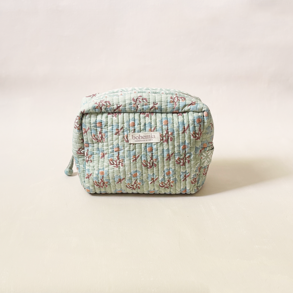 Posie Cosmetic Bag Duck Egg