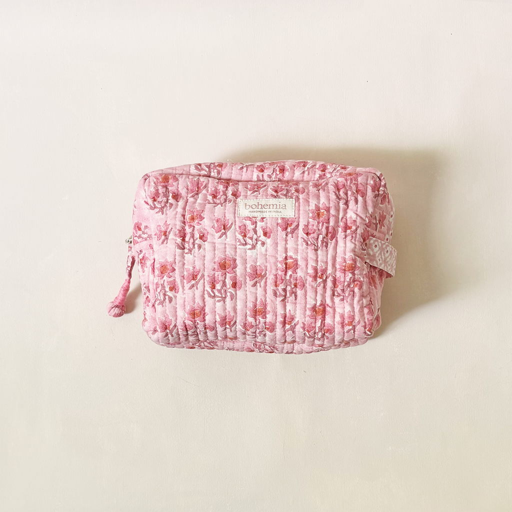 Posie Cosmetic Bag Vintage Pink