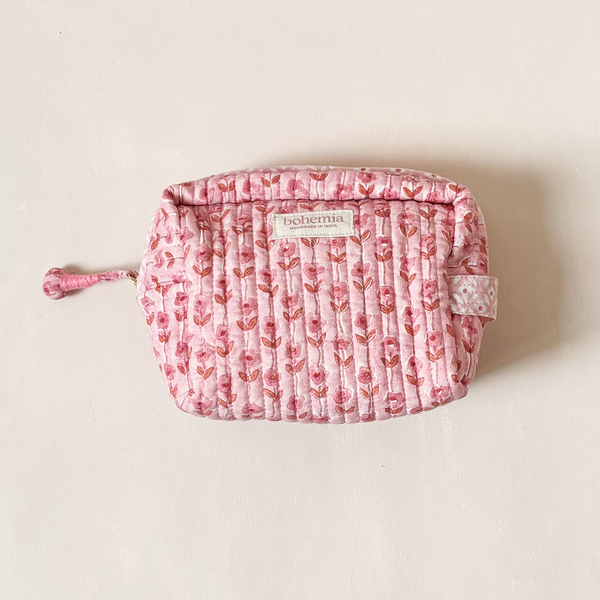 Garland Cosmetic Bag Vintage Pink