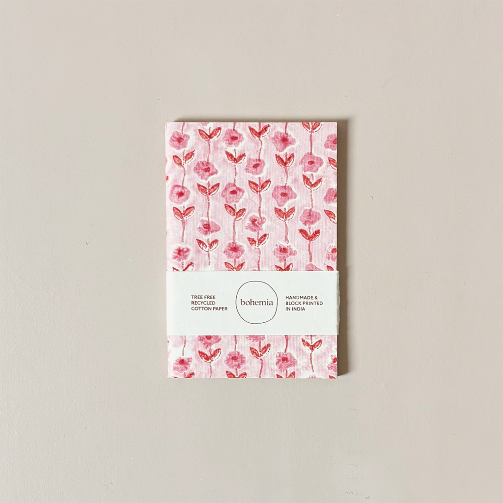 Garland Notebook Vintage Pink