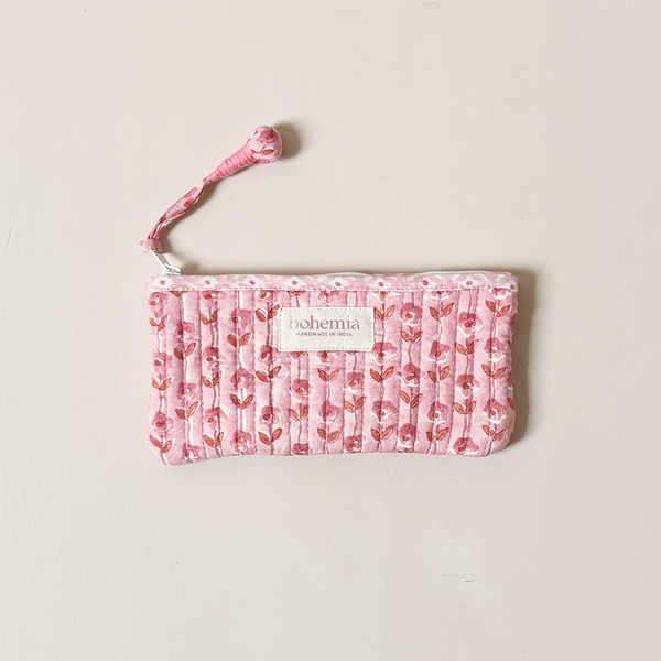 Garland Pencil Case Vintage Pink